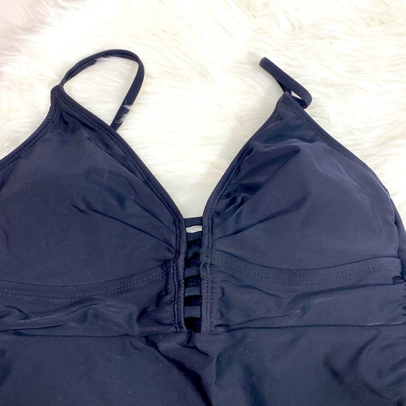 2 pc black tankini with Skort bottom in black - Picture 6 of 6